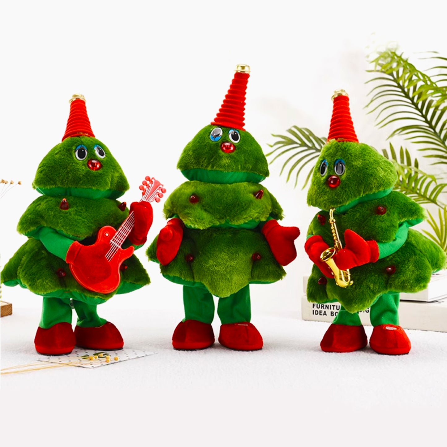 Three Christmas Tree Dolls