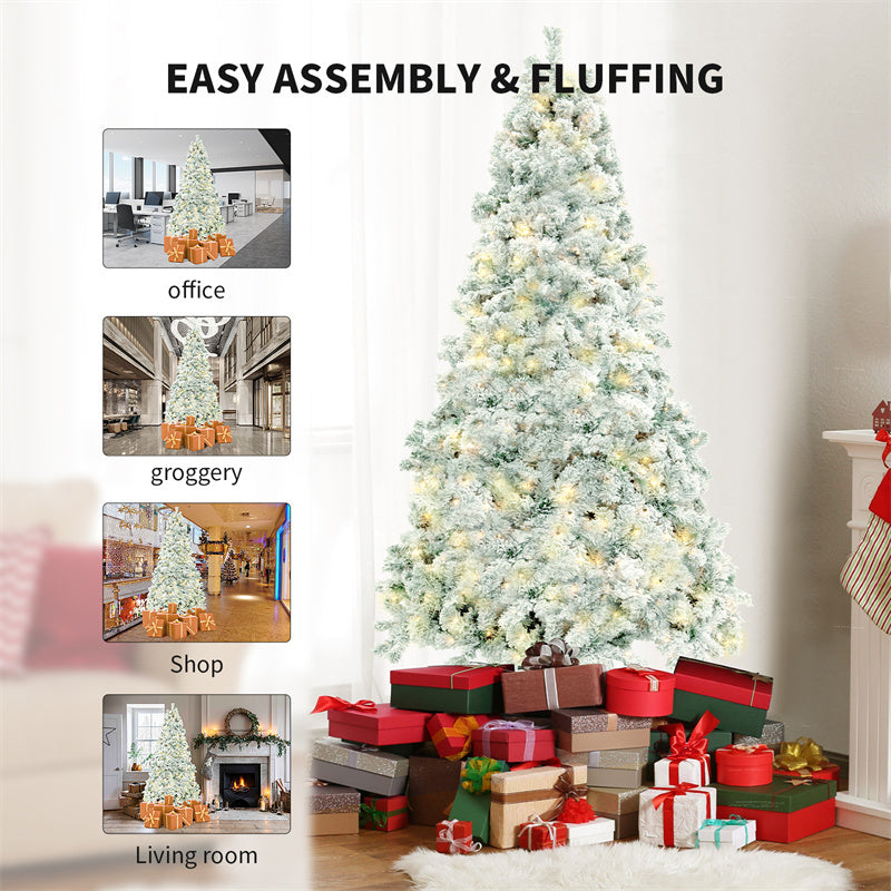 Christmas Tree PVC Artificial Snow Christmas Tree Mall Window Decoration Tree Cedar