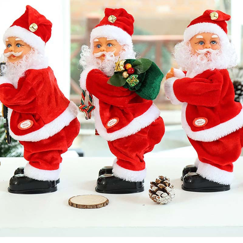 Three Cross-Border Electric Twisted Hip Santa Claus with Music