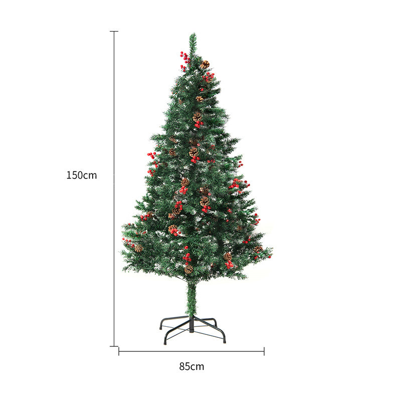 Christmas Tree PVC Artificial Snow Christmas Tree Mall Window Decoration Tree Cedar