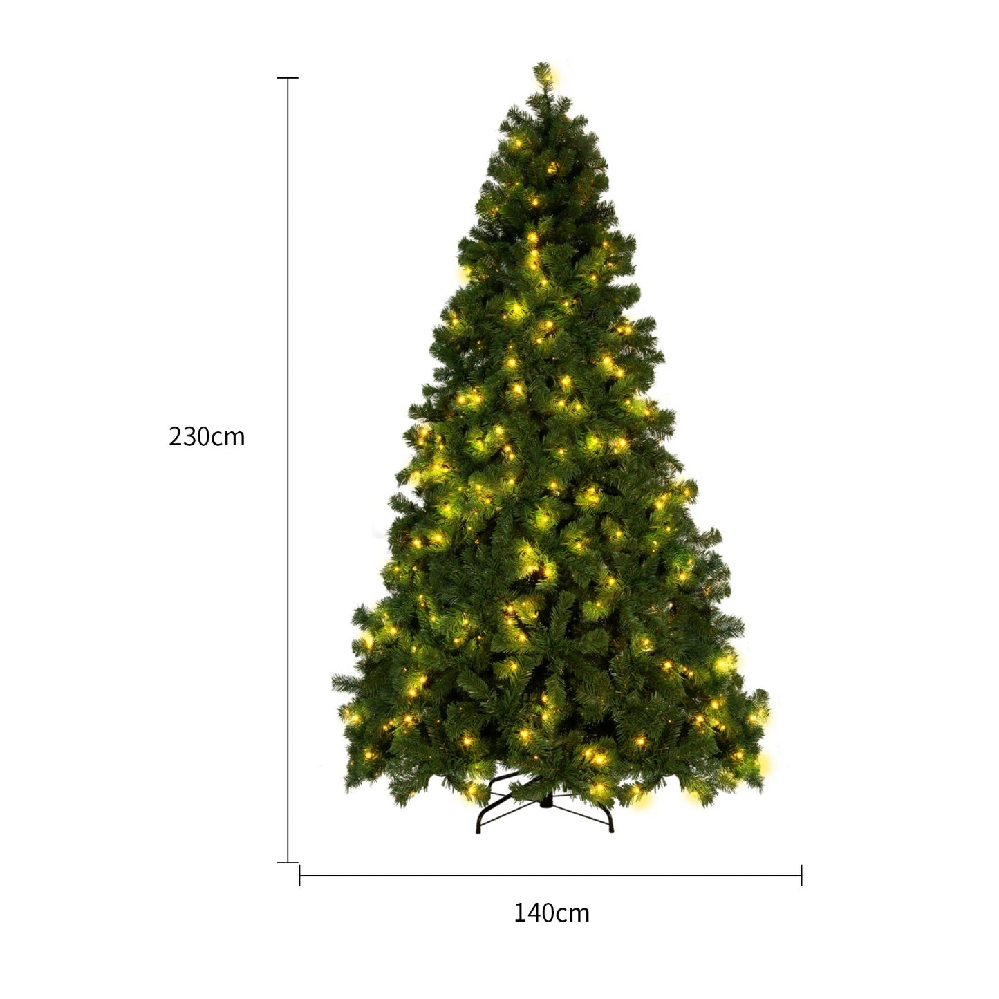 Christmas Tree PVC Artificial Snow Christmas Tree Mall Window Decoration Tree Cedar