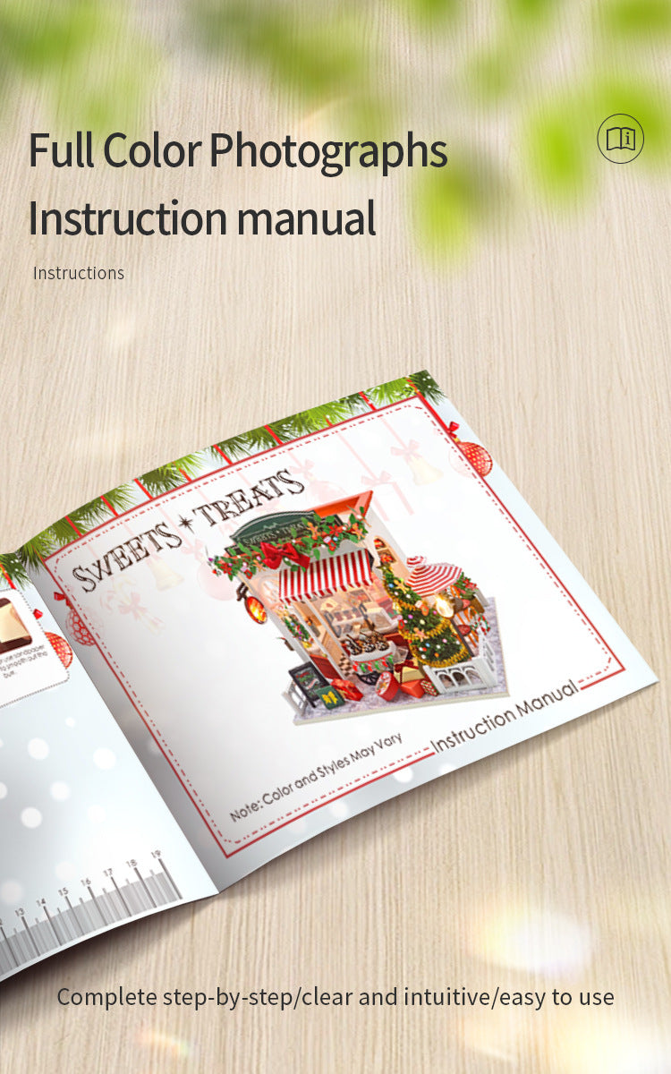 Diy Wooden Cottage Creative Style Christmas Gift Puzzle3D