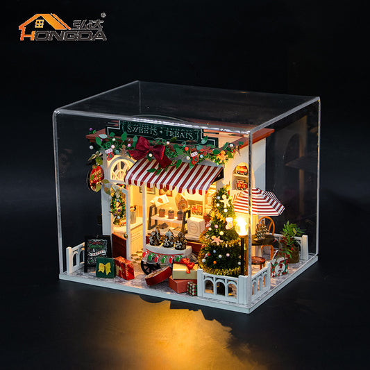 Diy Wooden Cottage Creative Style Christmas Gift Puzzle3D